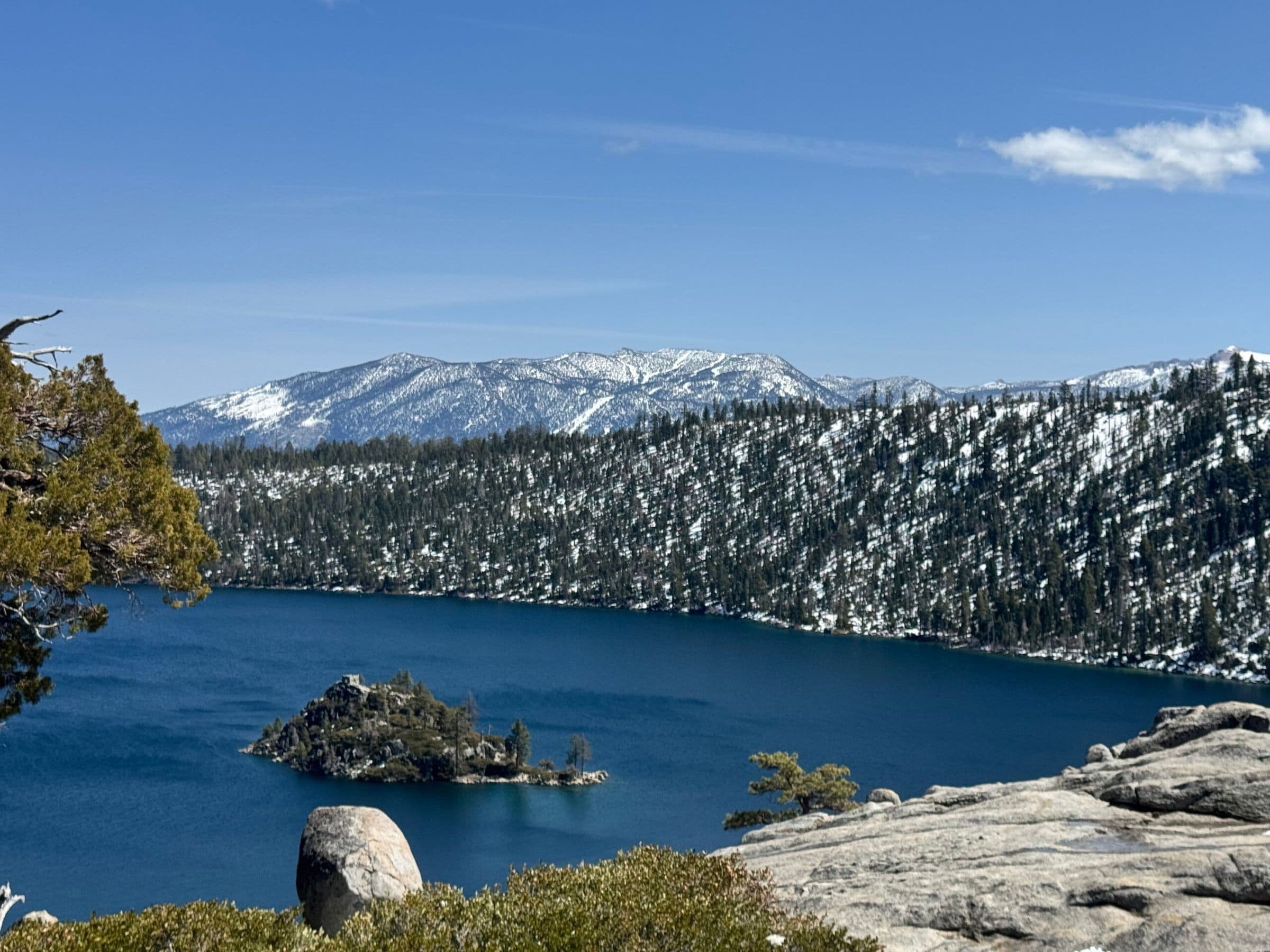Lake Tahoe Aerial view from Emerald Bay