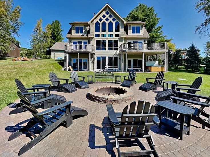 Backyard of a House at Deep Creek Lake in Maryland