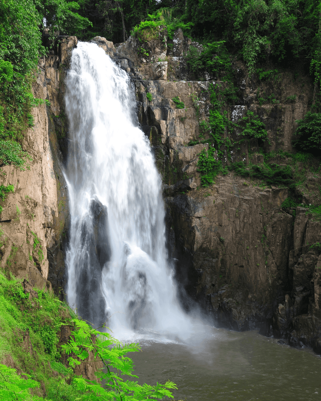 Lake Jocassee Cascading Waterfall