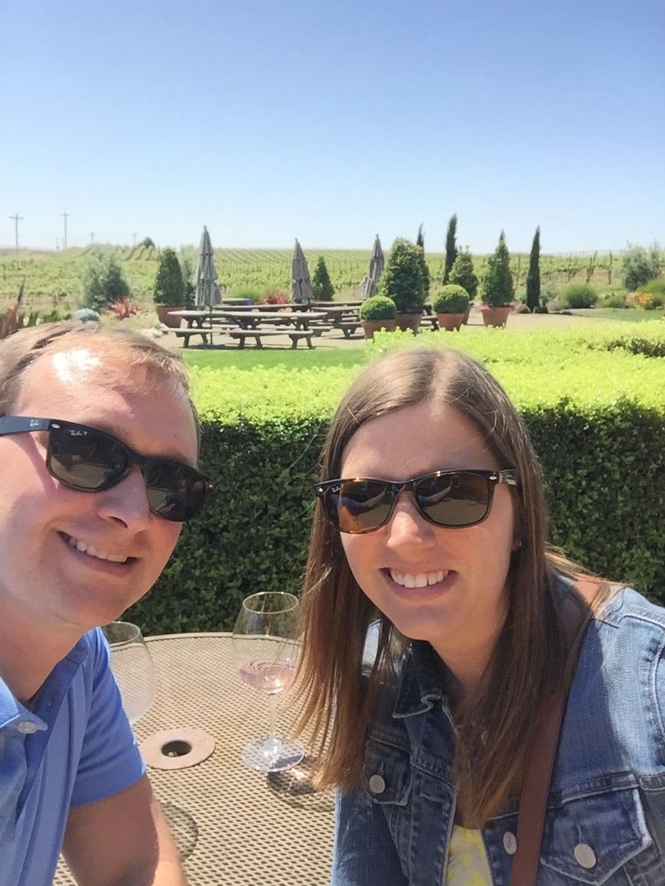 Couple Drinking Wine at a winery
