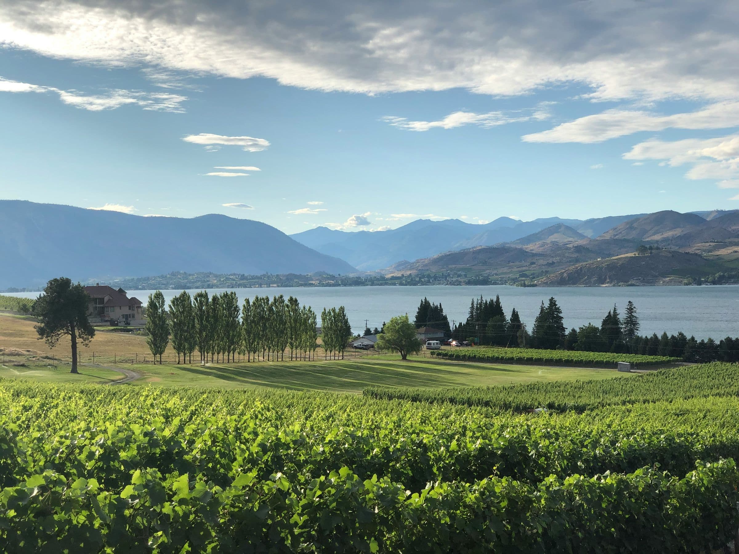 Lake Chelan view from a winery
