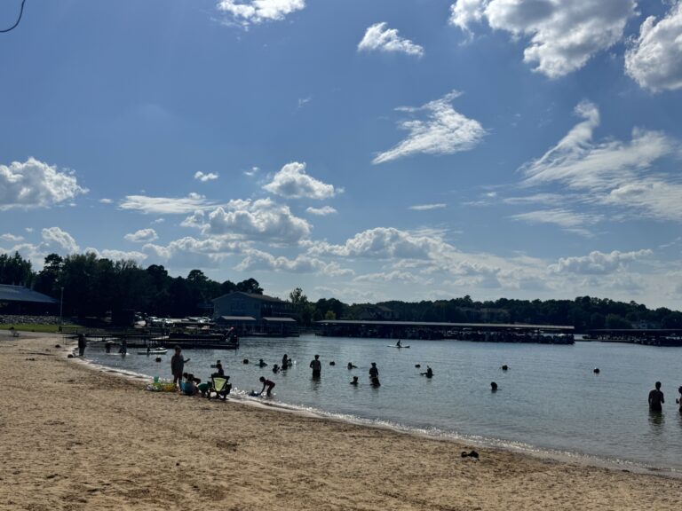 Beach at the Lake in Arkansas