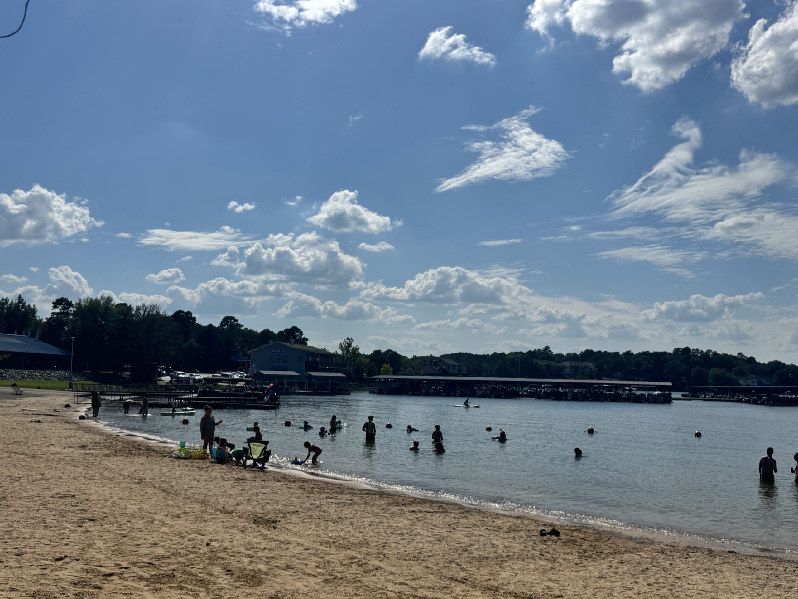 Beach at the Lake in Arkansas